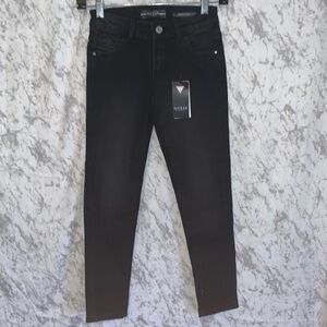 NWT Guess Denim Skinny Jeans Black Vintage Wash kids size 7